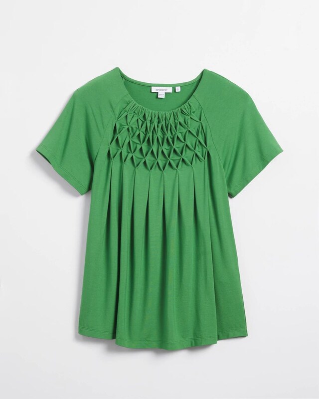 Touch of Cool Smocked Top - image 3
